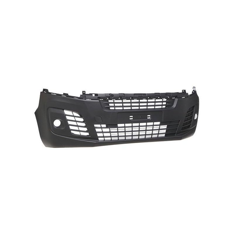 Parachoques delantero negro con huecos para antiniebla compatible con Peugeot Expert desde 2016