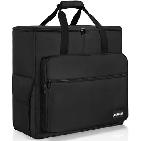 AKOZLIN Desktop Gaming Computer Tower PC Chassis Carrying Case Travel Storage Bag for Keyboard Mouse Accessories Cover