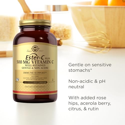 Solgar Ester-C Plus 500 mg Vitamin C (Ascorbate Complex), 100 Servings - image 5