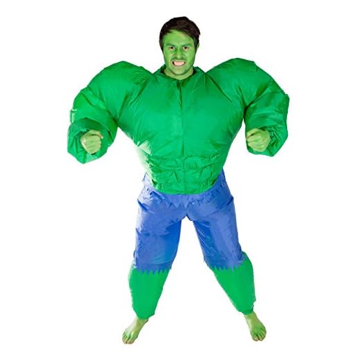 Bodysocks® Disfraz Hinchable de Hulk Adulto