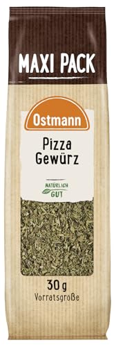 Ostmann Gewürze - Pizza-Gewürz Mediterrane Kräutermischung für Pizza und Pastasaucen Wiederverschließbarer Beutel 30 g im Beutel