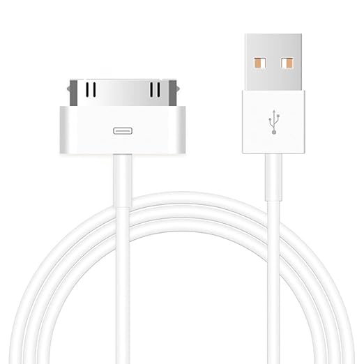 30Pin to USB Cable,iPhone 4 Cable,3.3 Ft USB Charging & Sync Data Cable Compatible with iPhone