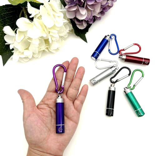 JZK 6 x Colorful mini LED Key Ring Pocket Torch - Image 4