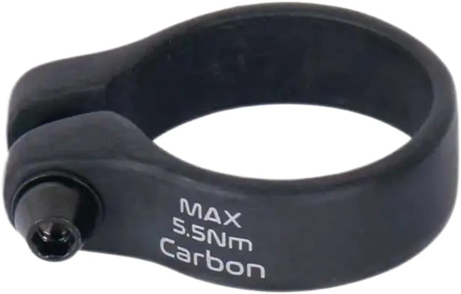 Bike seat clamp Carbon Seat Post Clamp 31.8/34.9mm Light 9g MTB/Road Bike Seatposts Clamps Ti Screw Bike seat clamp Quick Release(31.8)