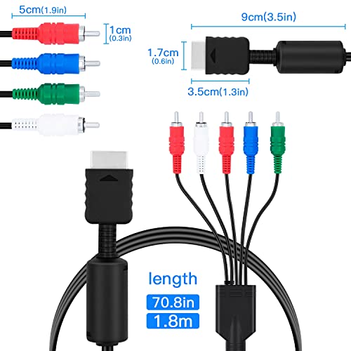 Gam3Gear-Komponenten-AV-Audio-Video-Kabel für PS3 & PS2