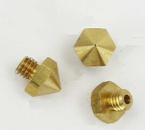 Generic 1PCS 3D Printer Brass Nozzle 0. 3MM with M6 Thread New