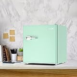 Mini Fridge with Freezer. 1.7 Cu.Ft Small Refrigerator, 6 Adjustable Thermostat Control, One-Touch...