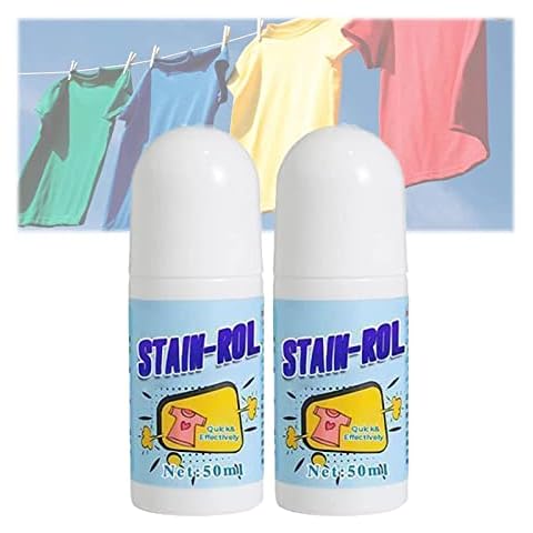 Kolarmo Clothes Stain Remover Roll Bead Design Ideal for Emergency Stain Removal, Portable No-wash Instant Stain Remover Pen- Decontamination Without Trace Does Not Damage Clothes (1 Pcs) Cover