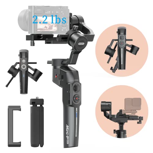 MOZA Mini P MAX Professional Gimbal 3 Axis Stabilizer up to 2.2Lb