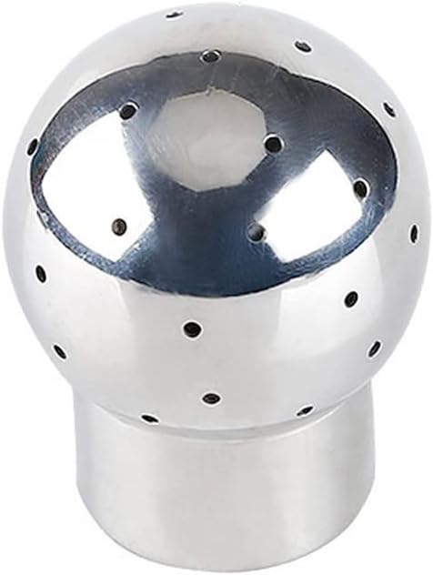 1pc 304SS Rotating Spray Ball for Tank Cleaning - BSP Female Thread, Sanitary devise for Pharmaceutical and Industrial Use(11/4In Fixed)