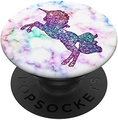 Rainbow Unicorn PopSockets PopGrip: Swappable Grip for Phones & Tablets