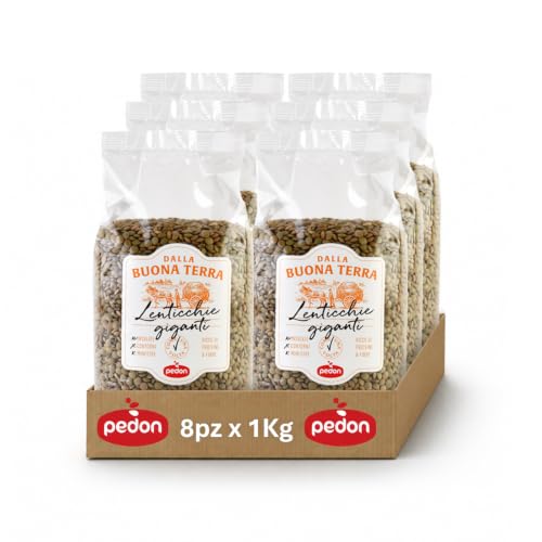 Pedon | Dalla Buona Terra, Lenticchie Giganti Secche 1 kg x 8
