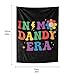 in My Dandy ERAS Funny Dandy's World Color Fall Throw Blanket Bulk Blankets Throw Blankets for Preschool