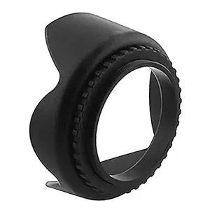 Xit XT58HLH 58mm Hard Tulip Shaped Lens Hood (Black)