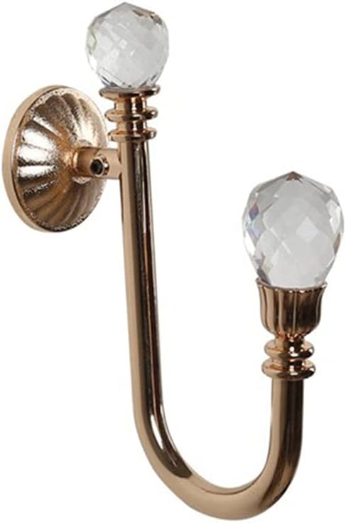 U-Shaped Crystal Wall Hook Curtain Strap Living Room Decoration Hanging(C)