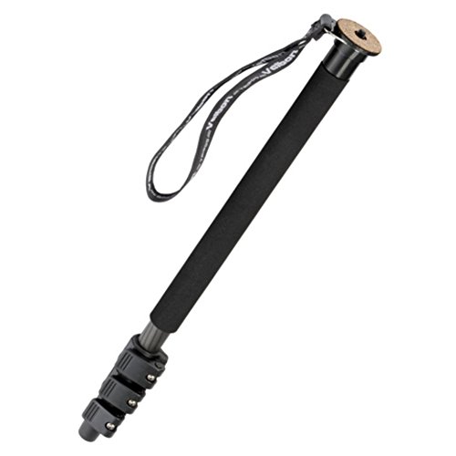 Velbon カーボン一脚 Geo Pod E44M 4段 レバーロック 脚径22mm 小型 雲台別売 台座径38mm カーボン脚 478702