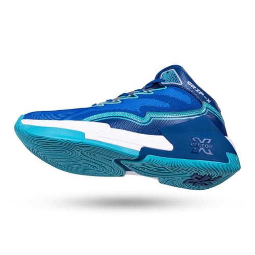 Image of Vector X Grip-X Mens Basketball Shoe /Sneakers Knitted Upper + Rubber Outsole Indoor & Outdoor Court Shoes Provide Ultimate Comfort, Lightweight, Reliable Grip for Sports Players