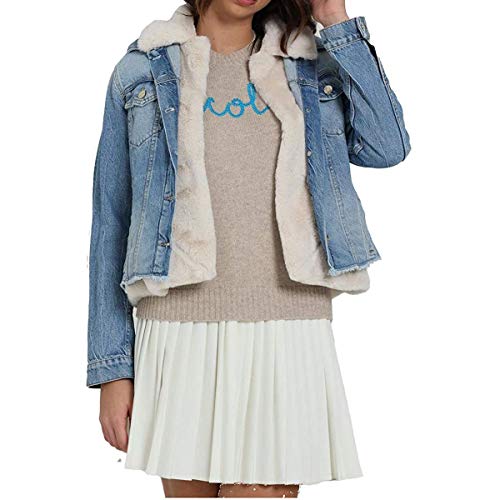Veste Liu Jo en denim luxe avec fourrure élégante taille 44