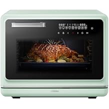 ROBAM R-Box Pro Countertop Combi Steam Oven Green, Air Fryer Toaster Oven with EXP, 1.2 cu. ft. XL Capacity, 1800W Steam Fry Technology, 86-446F Precision, 32 Presets, Easy-to-Clean Enamel Interior