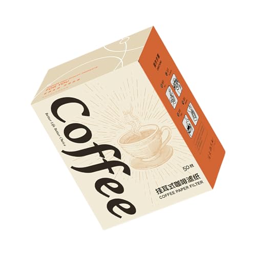 Bolsa de filtro de café portátil para colgar, 25/50 unidades, bolsa de filtro de café elaborada a mano, herramienta de elaboración de cerveza, desechables, elaborada a mano