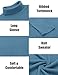 COOFANDY Mens Knitted Turtle Neck Sweaters Lightweight Turtleneck Ribbed Fitted Long Sleeve Base Layer Fashion Winter Sweater 2024 Dark Blue