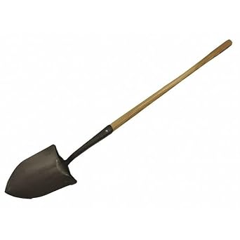 Fire Shovel, Straight Handle, 42 in. L