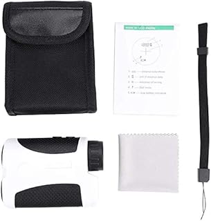 ZXM Golf Range Finder，400M Portable Golf Range Finder 6X Magnification Scope Slope Compensation Angle Scan