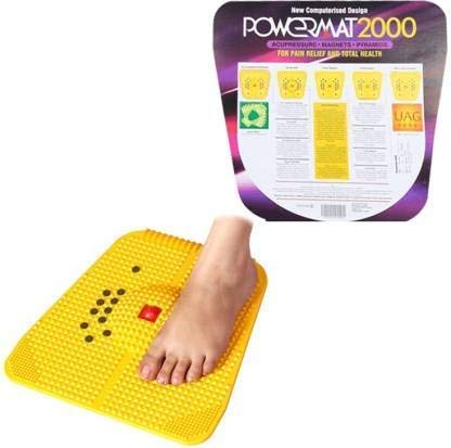 Chaithanya Orthopaedics Acupressure Massager Tools Combo Kit orthopaedics with Multipurpose Roller Massager (Pyramidal cuts) + Bio-Magnetic Power Foot Mat (Magneto-Therapy) for Stress and Pain Relief 3