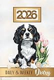 Photo Gallery daily & weekly diary 2026: tri cavalier king charles spaniel, week to view schedule organiser & month planner, pawsome for cavie dog lovers & pet owners Photo Gallery daily & weekly diary 2026: tri cavalier king charles spaniel, week to view schedule organiser & month planner, pawsome for cavie dog lovers & pet owners
