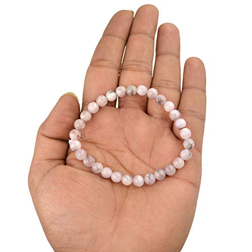 Image of Reiki Crystal Products Natural Crystal Stone Bracelet 6 mm Round Beads for Men & Women | Gemstone Jewellery Bracelet | Reiki Charged | Multiple Stone Variants Available