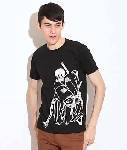 Amazon Co Jp グラニフ Graniph ベーシック Tシャツ スカル サムライ ブラック Ss ファッション