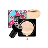 O’CHEAL Pilzkopf Luftkissen BB Creme Foundation-Creme für das Gesichts-Make-up Concealer-Kissen für das Gesicht Comestics Make-up-Kissen Kompakt Natürliche Farben