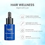 Luxe Cosmetics Hair Growth Serum for Men – 1 fl oz Scalp & Beard Serum with Biotin & Caffeine – Lightweight Leave-In Formula for Thicker-Looking Hair – Non-Greasy Grooming Essential - Image 2