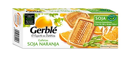 Gerblé, Galletas Soja Naranja, 280 g