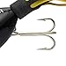 Arbogast Hula Popper Topwater Fishing Lure, YBS Black, G770 (1 3/4 in, 1/4 oz)