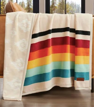 Pendleton Reversible Plush Throw - 50" x 70" (1, Mount Foraker)