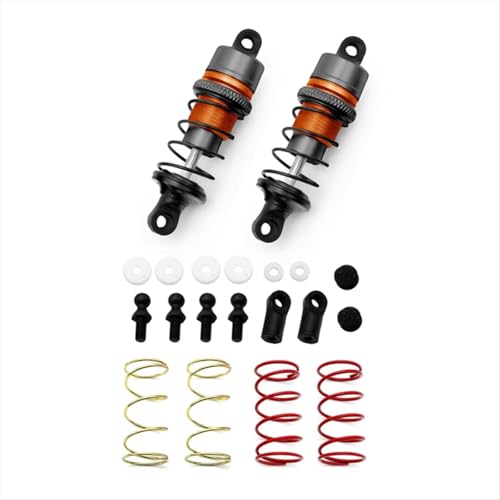 Amortisseur RC 63mm orange pour transformer vos sessions de pilotage sur piste 1/10