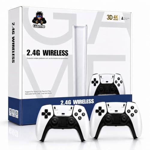 Image of Video Game New 2026 Upgraded 4k TV Video Game Gaming System, Plug & Play Video TV Games HD with Wireless 2 Controllers