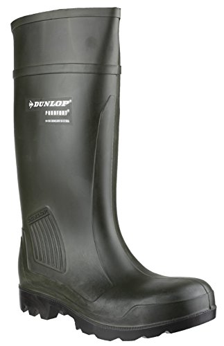 Dunlop Dunlop Unisex Purofort Professional Full Safety Wellington Green, grün, 47 EU