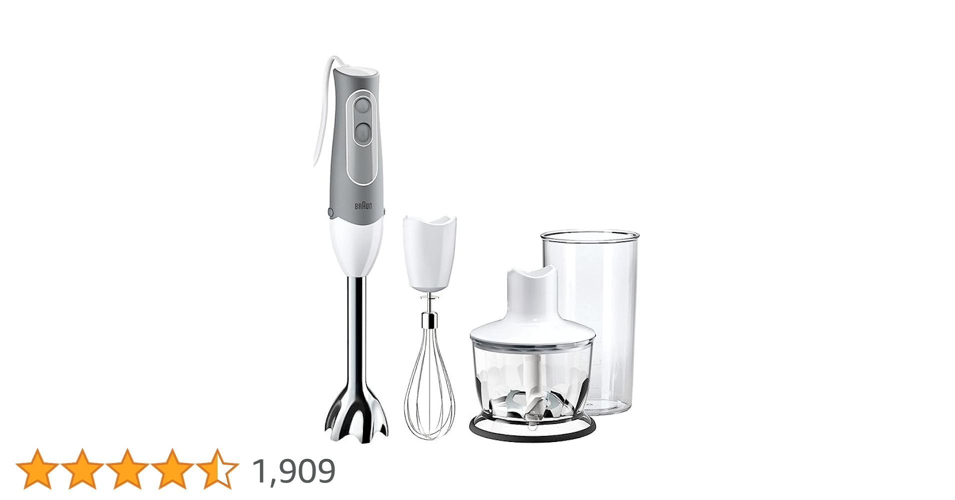 BRAUN MultiQuick 5 MQ 535GY ハンドブレンダー Amazon | ブラウン ハンドブレンダーマルチクイック5 MQ535GY