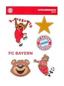 FC Bayern München Berni Aufkleber Set 6-teilig