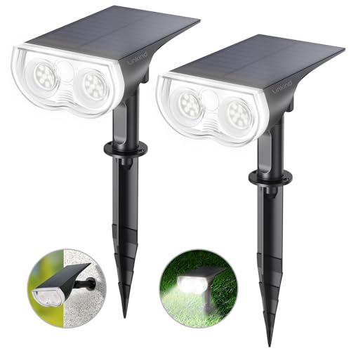 Linkind Solar Lights Outdoor Waterproof Landscape Spotlight Daylight 2 Pack by Linkind - Used condition - US$19.49