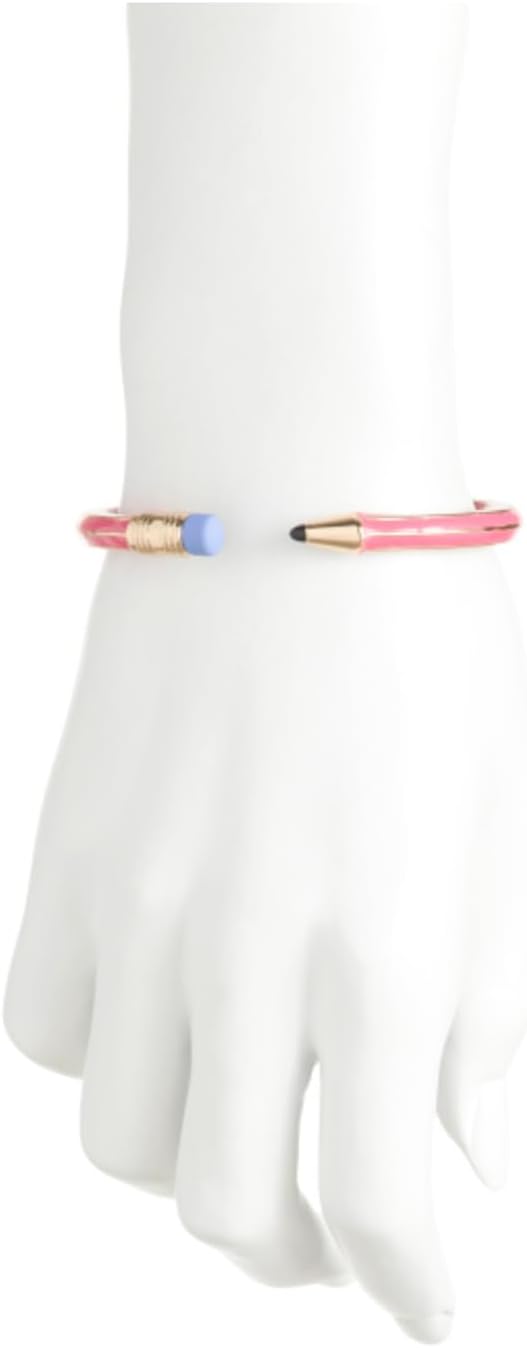 Betsey Johnson Pencil Hinged Bangle Bracelet
