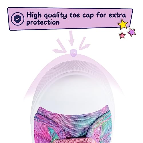 k komforme toddler sneakers girls canvas high top walking shoes with hook and loops