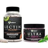 KaraMD Lectin Guard Gut Repair & Colon Cleanse Supplement & UltraBeets Beetroot Superfood Powder | Lectin Blocker, Circulation & Energy Support | Non-GMO, Gluten Free, Vegan (30 Servings)