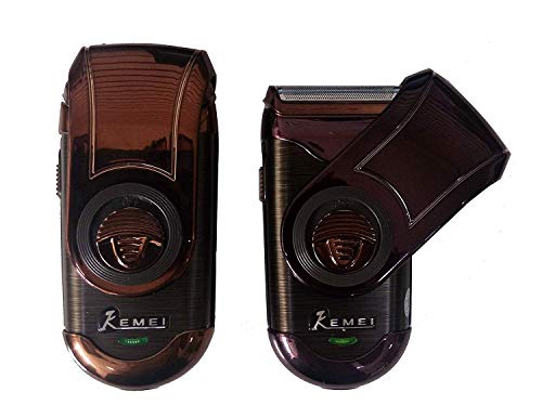 Barbeador Eletrico Barba Aparador Portatil Recarregavel Kemei Shaver Km-q788