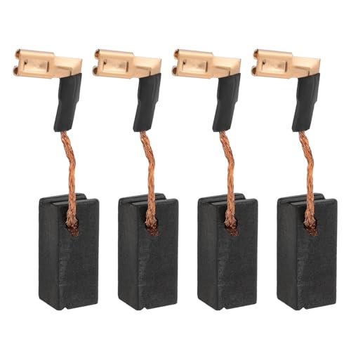 ECSiNG Lot de 2 Paires de Balais de Charbon de Rechange N183725 Compatibles avec Meuleuse d'angle DWE4050 DWE4887N DWE4056 DWE4057 DWE4157 (16 X 7,7 X 6 Mm)