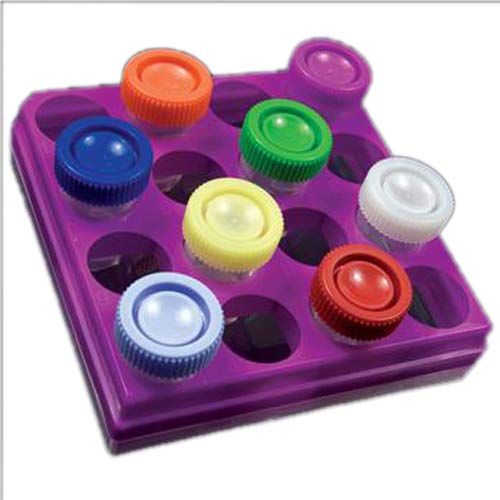 300-3541-B20 Blue Polyethylene Screw Cap for 50 mL Tubes, 22" Length (Pack of 1000)