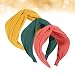 3 diademas anchas con nudo torcido duro, elegante color liso, aro para...