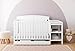 Storkcraft Steveston 5-in-1 Convertible Crib & Changer (White) – GREENGUARD Gold Certified, Fits Standard Crib Mattress, Converts to Toddler Bed and Full Bed, 4 Adjustable Mattress Heights